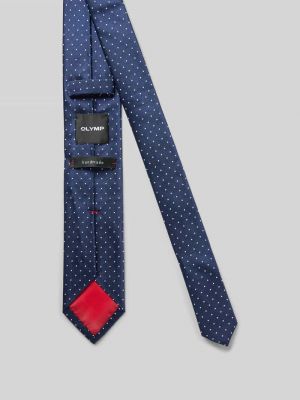 Jedwabny krawat Olymp Level Five niebieski