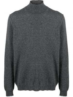 Pletený svetr Woolrich šedý