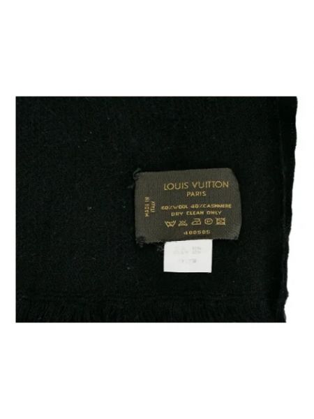 Bufanda retro Louis Vuitton Vintage negro