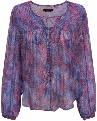 Hedvábná košile Isabel Marant fialová