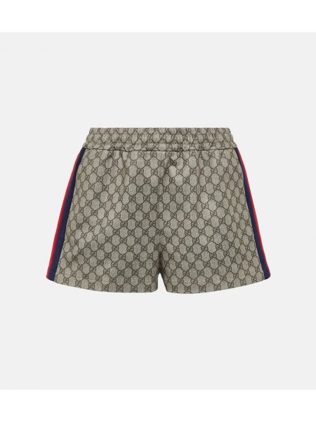 Jersey gestreifte shorts Gucci