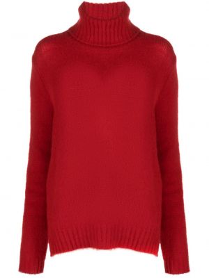 Кашмирен пуловер Avant Toi червено