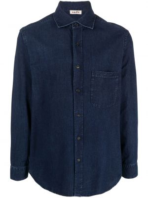 Jeanshemd Alberto Biani blau