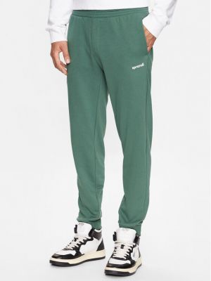 Priliehavé teplákové nohavice Sprandi zelená
