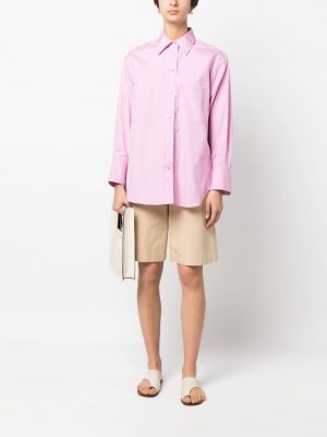 Hemd aus baumwoll Vince pink