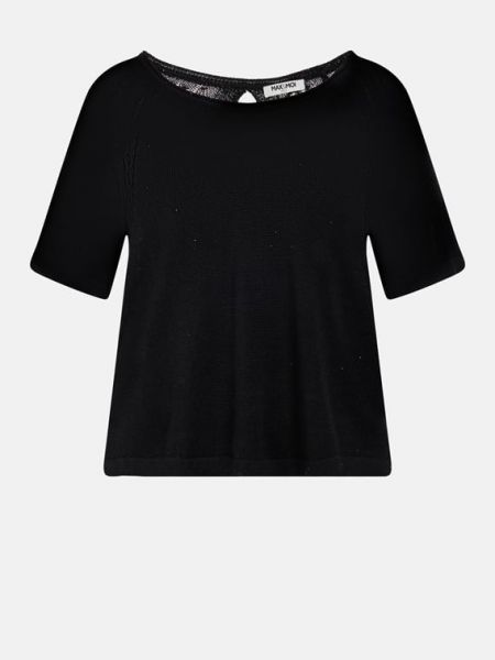 Трикотажная рубашка Max & Moi черная