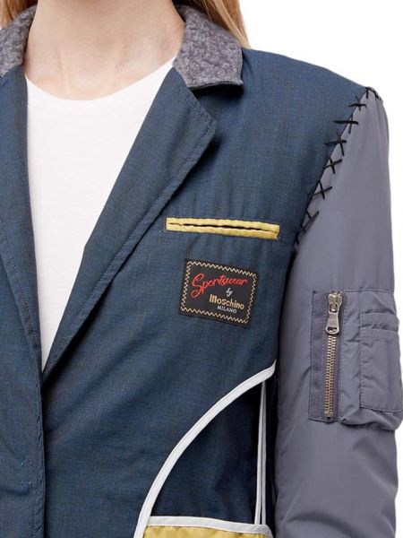 Пиджак с принтом Moschino