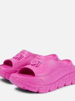 Ниски обувки Versace розово