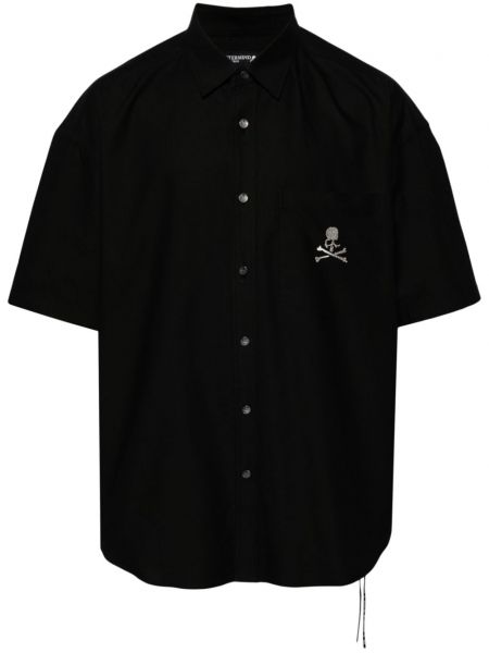 Bombažna majica Mastermind World črna