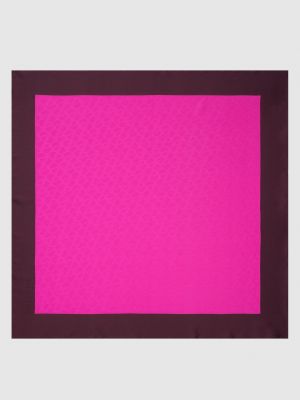 Шелковый платок Valentino розовый