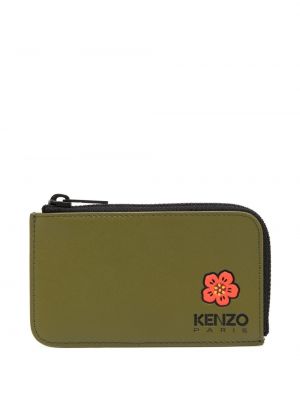 Virágos bőr pénztárca Kenzo