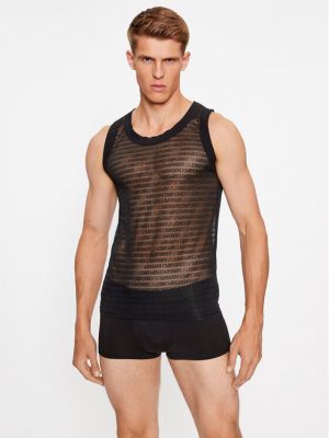 Košulja slim fit Emporio Armani Underwear crna