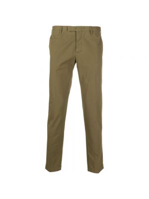 Spodnie slim fit Pt01 zielone