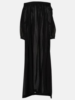 Dlouhé šaty Alaã¯a čierna