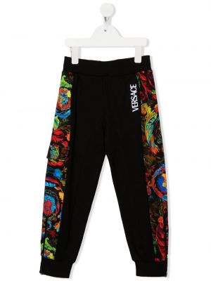 Joggers för tjejer Versace Kids svart