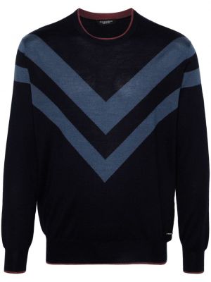 Dzianinowy sweter w paski Stefano Ricci