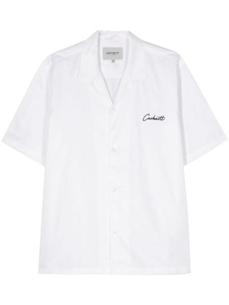 Košile s výšivkou Carhartt Wip bílá
