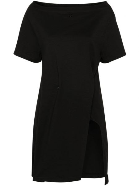 Asimetrična mini haljina Courreges crna