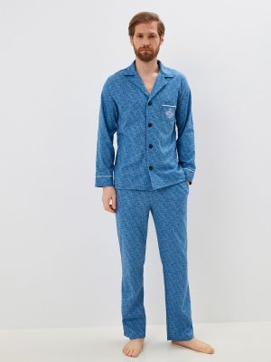 Пижама новое кимоно голубая