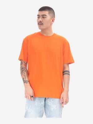 Bavlněné tričko Ksubi oranžové