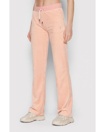 Juicy Couture Pantaloni trening Delray Diamante JCCB221007 Roz Regular Fit