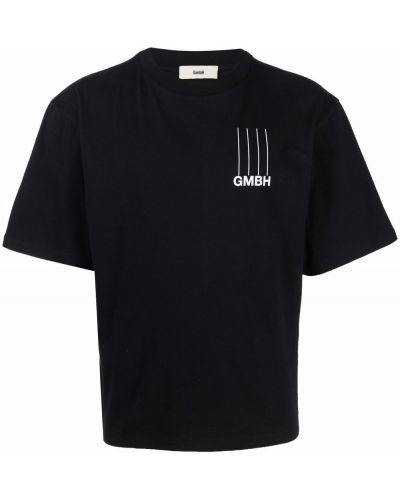 T-krekls ar apdruku Gmbh melns