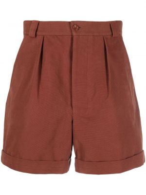 Plisserade shorts Fursac brun