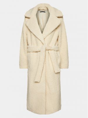 Priliehavý kabát Sisley béžová