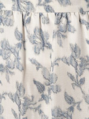 Bavlnená midi sukňa Brock Collection modrá