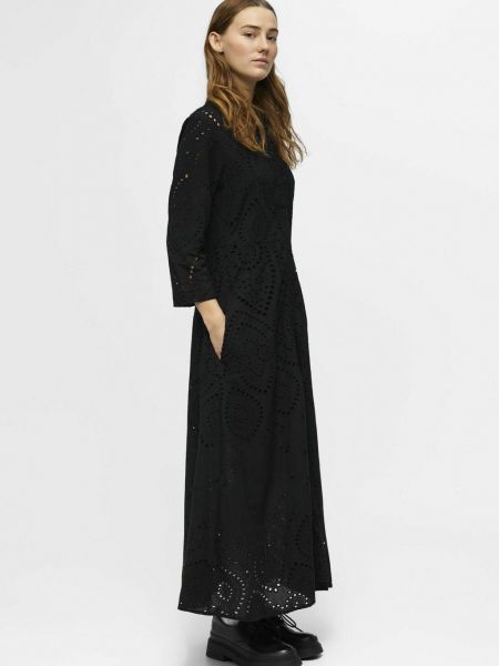 Длинное платье Object черное