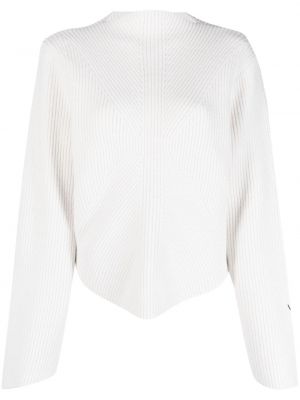 Maglione ricamata Victoria Beckham bianco