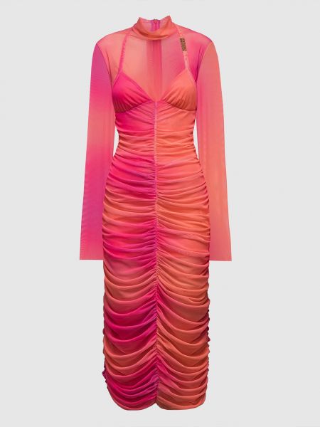 Сукня міді Versace Jeans Couture помаранчева