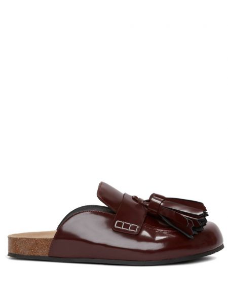 Slip on kožené loafersy Jw Anderson