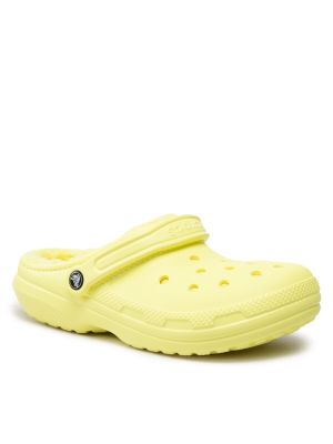 Чехли Crocs жълто