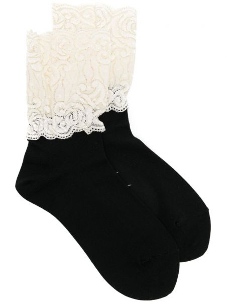 Nėriniuotos siuvinėtos kojines Yohji Yamamoto