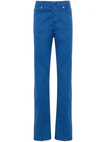 Παντελόνι με ίσιο πόδι Kiton μπλε
