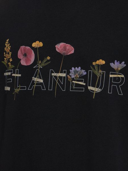 Тениска Flâneur черно