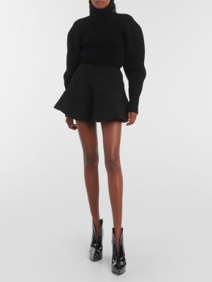 Mini sukně Alaã¯a černé
