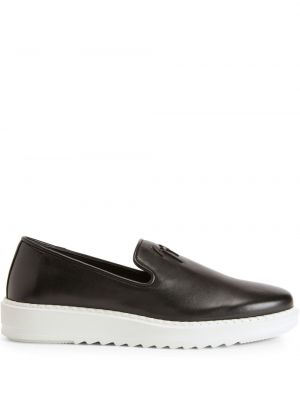 Skinn loafers Giuseppe Zanotti svart