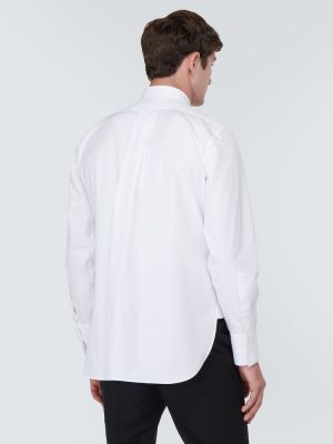 Camicia di cotone Burberry bianco