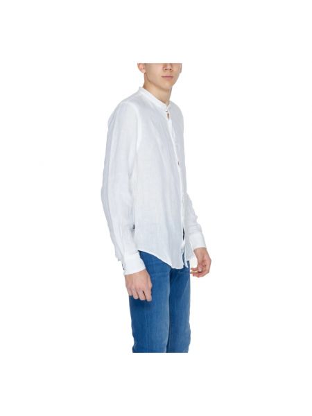 Camisa de lino Blauer blanco