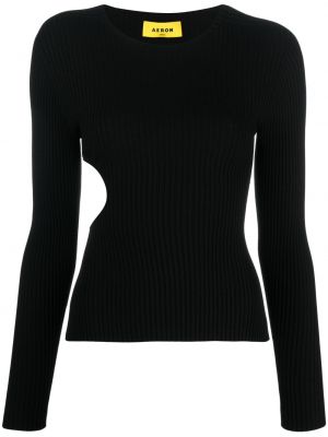 Pletený svetr áeron černý