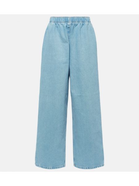 Voľné džínsy Prada modrá