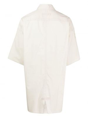 Koszula z wysoką talią bawełniana Lee Mathews biała