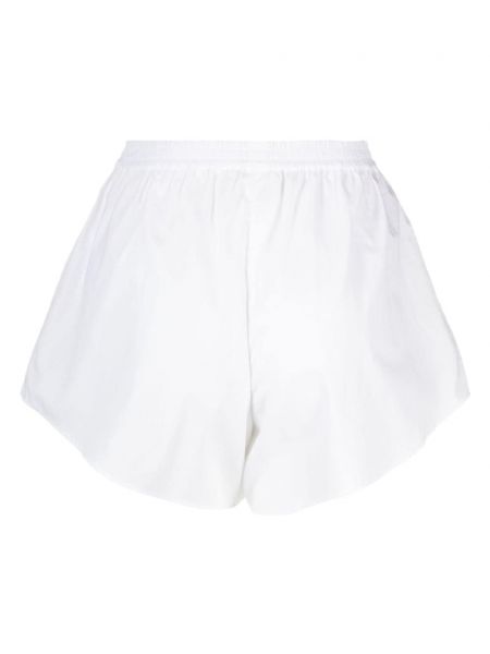 Mustriline puuvillased lühikesed püksid Givenchy valge