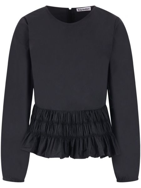 Cu peplum vârf lung Molly Goddard negru