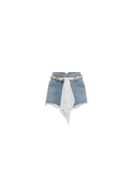 Jeans shorts Elisabetta Franchi blau