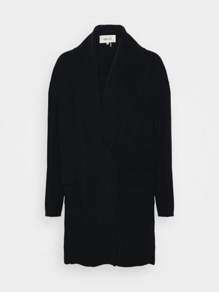 Krótki płaszcz Diane Von Furstenberg czarny