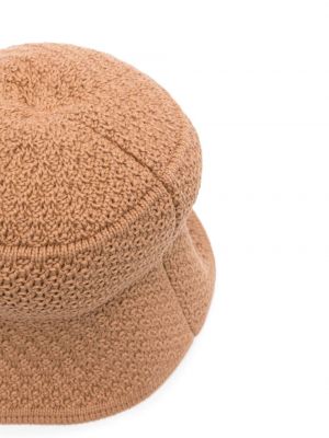 Mütze aus baumwoll Emporio Armani braun