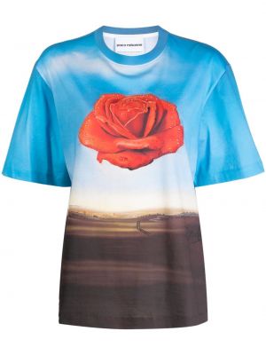 Tričko s potlačou Rabanne ružová